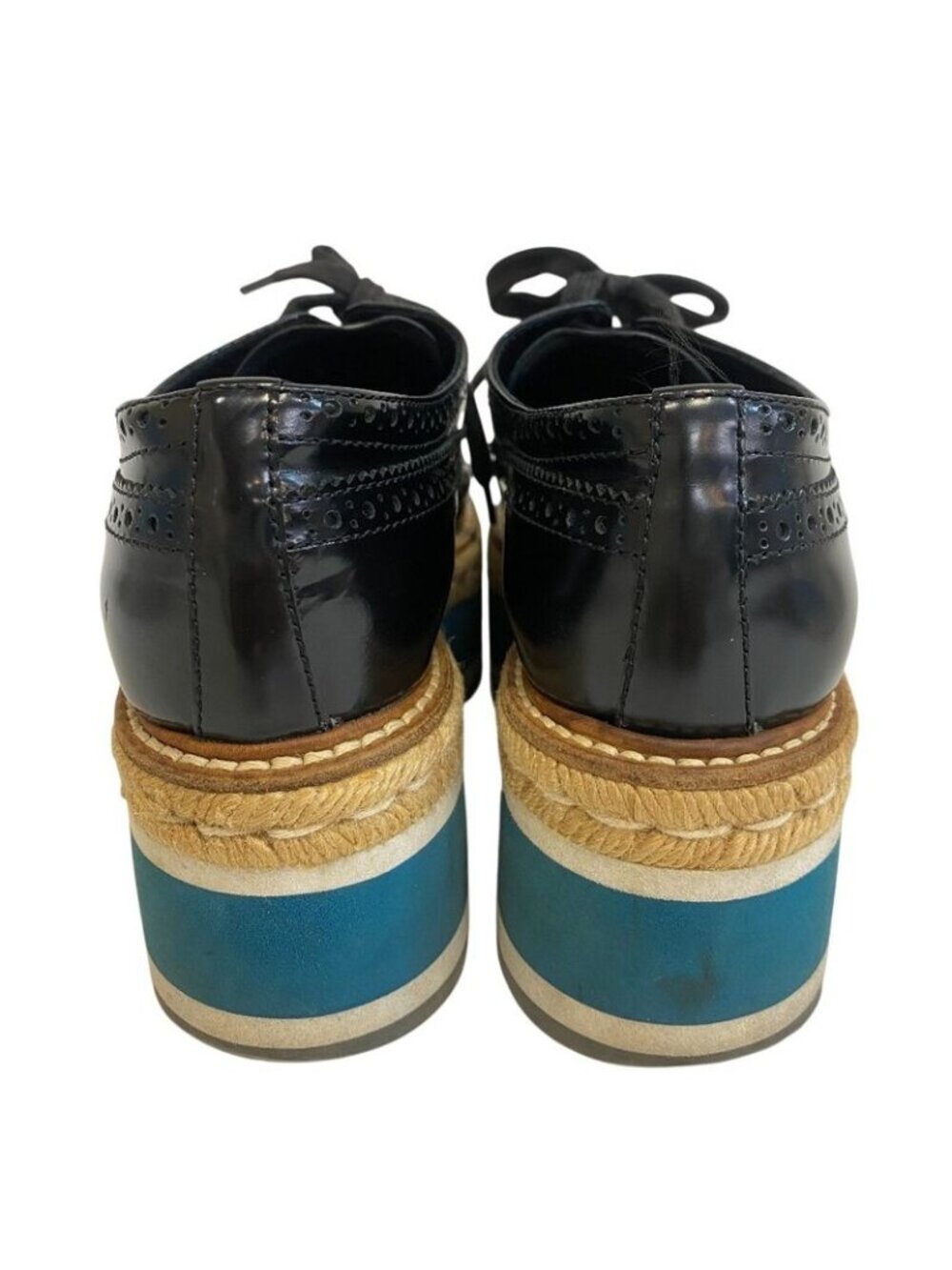 ★SOLD★ Prada Wingtip Loafers Black - Picture 5 of 8